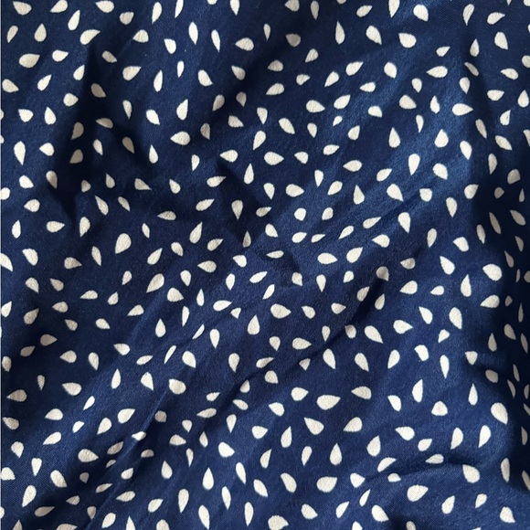 SHEIN Blue A-Line Mini Skirt with Slit - Picture 3 of 3